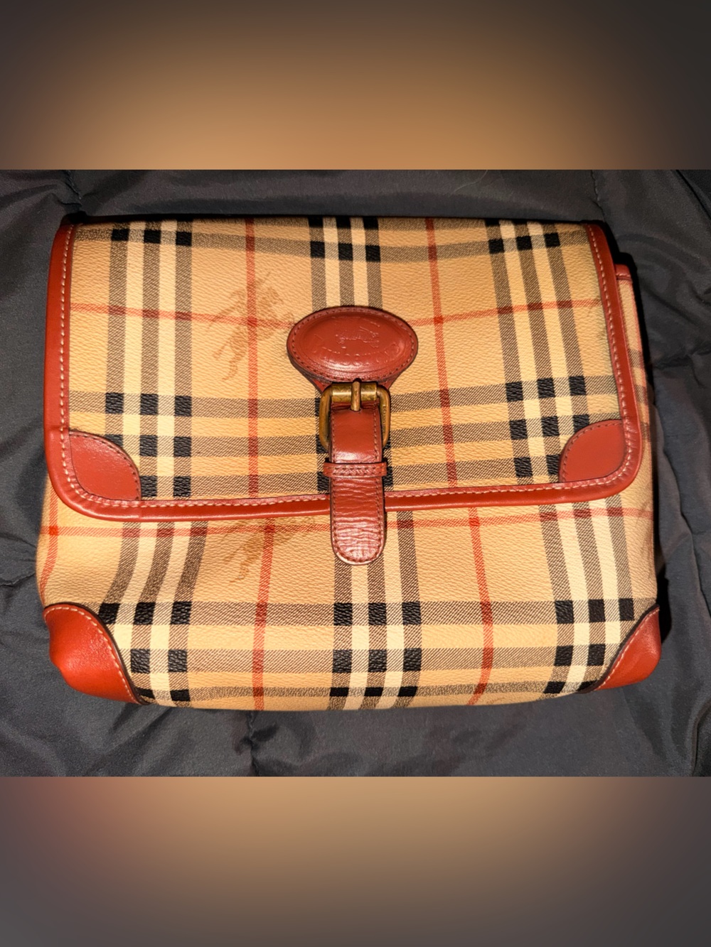 Authentic Burberrys Nova Check Crossbody Bag